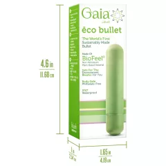   Gaia Eco M - vibrátor na bod G - ekologický - zelený - stredný