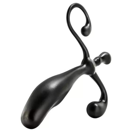 Anal Adventures - análny dildo na prostatu - čierny