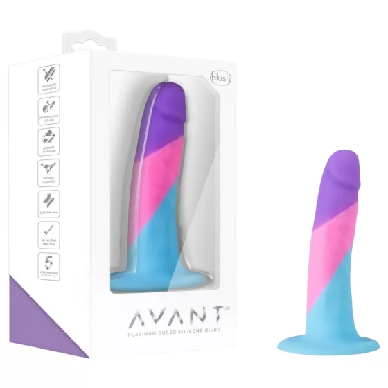 Avant - dildó s prísavkou - farebný
