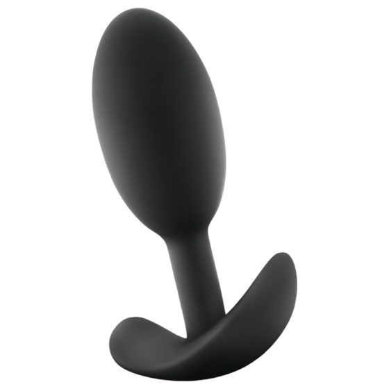 Platinový anál plug M - čierny (stredný)