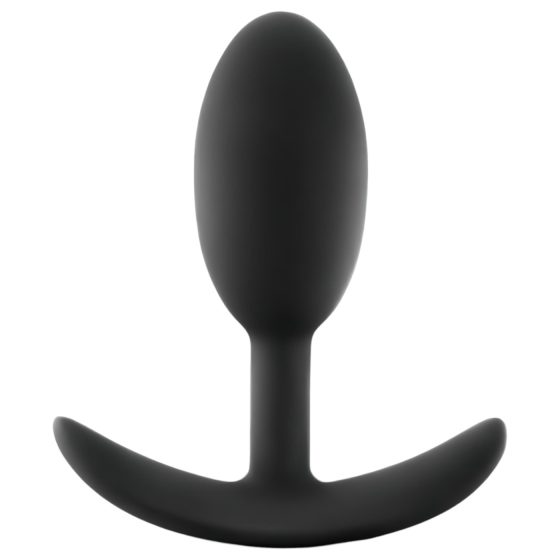 Platinový anál plug M - čierny (stredný)