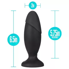   Anal Adventures Platinum Rocket - veľký análny kolík - čierny