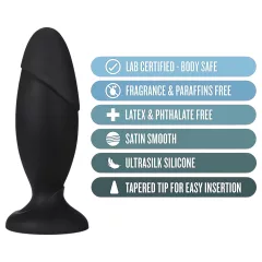   Anal Adventures Platinum Rocket - veľký análny kolík - čierny