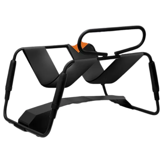 Temptasia - sex stolička s vibrátorom - čierna/prírodná