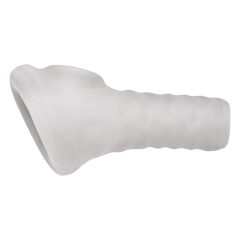   Perfect Fit Breeder - otvorený návlek na penis (10 cm) - mliečne biely