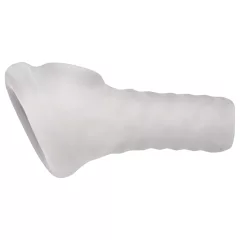   Perfect Fit Breeder - otvorený návlek na penis - 10 cm - biely
