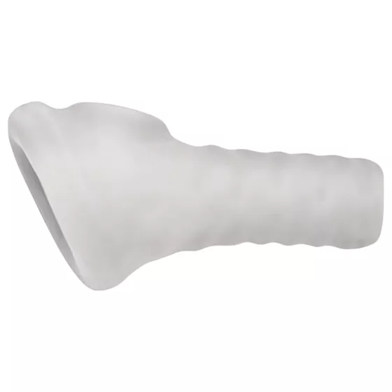 Perfect Fit Breeder - otvorený návlek na penis - 10 cm - biely