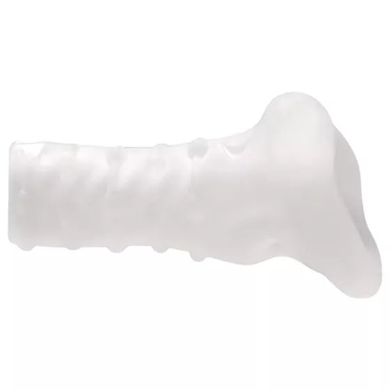 Perfect Fit Breeder - otvorený návlek na penis - 10 cm - biely