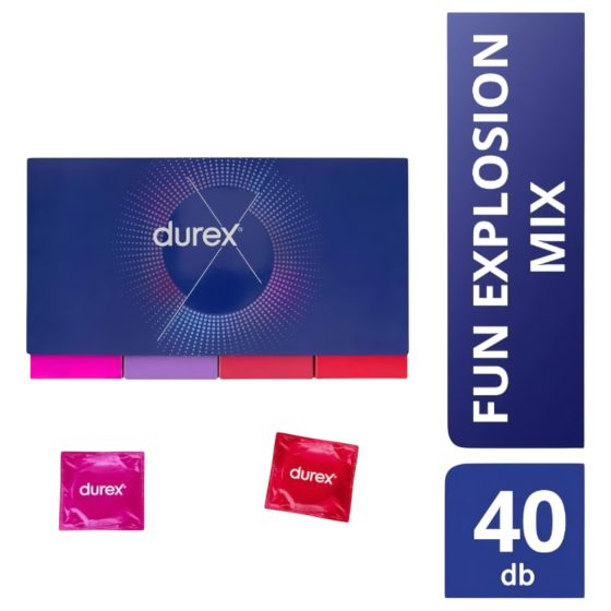 Durex Fun Explosion - balíček kondómov (40 ks)