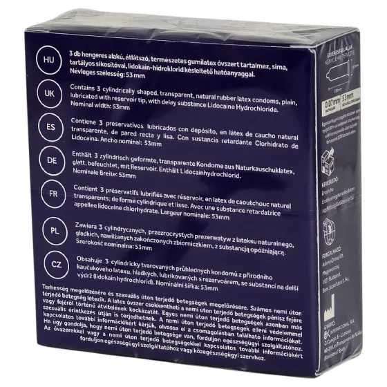 Superhrdina - kondóm so spomaľujúcim efektom - 3 ks
