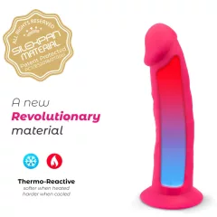   Silexd - vibrátor s prísavkou a diaľkovým ovládačom - ružový