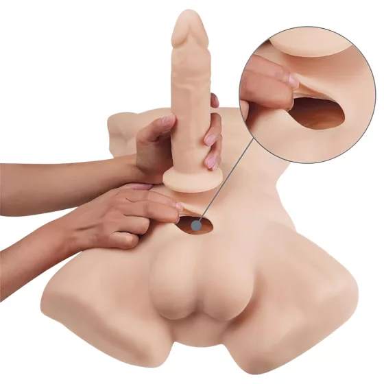 Silexd Apollo - mužský torzo - realistický vzhľad - naturálny