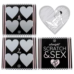   Secret Play Scratch & Sex Straight - stieracia hra so sexuálnymi pozíciami pre páry (v 5 jazykoch)