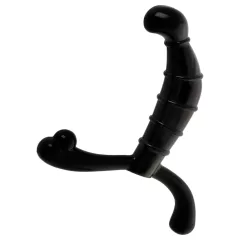   Addicted Toys - masážny prístroj na prostatu a hrádzu (čierny) - 11,3 cm
