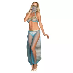   Subblime - Sexi háremová dáma kostým so závojom (modrý)