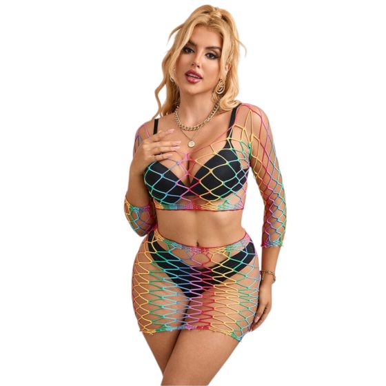 Subblime 952440 - dúhová sieťovaná súprava - S-L