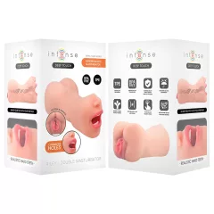   Intense Deep Touch Riley - masturbátor ústa a vagína - realistický - natur