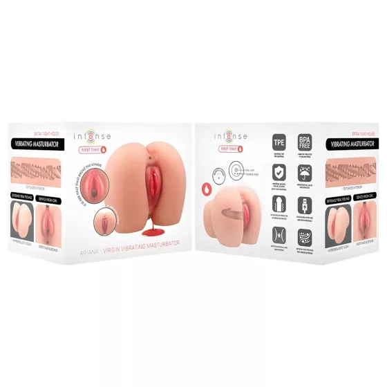 First Time Ariana - realistický, vibračný pannenský masturbátor (prírodný)