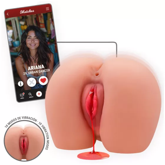 First Time Ariana - realistický, vibračný pannenský masturbátor (prírodný)