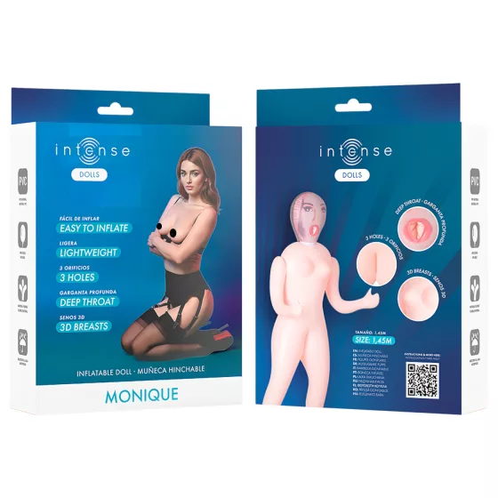 Intense Dolls Monique - nafukovacia bábika - realistická žena - guma