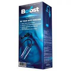   Boost PSX04 - ručná vákuová pumpa na penis s mierkou (priehľadná) - 22 cm