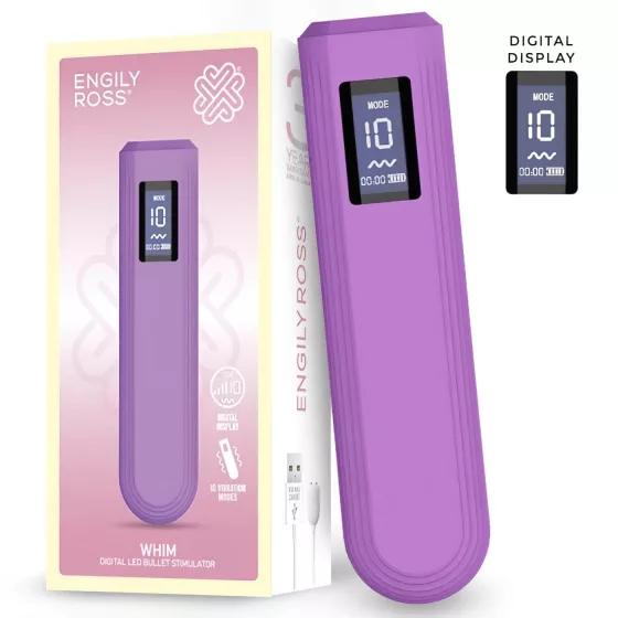 Engily Ross Whim - akumulátorový digitálny vibrátor (fialový)