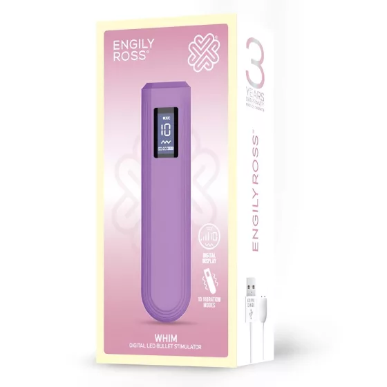Engily Ross Whim - akumulátorový digitálny vibrátor (fialový)