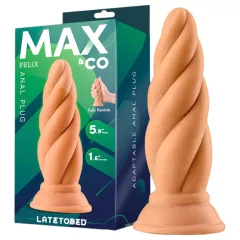   Max & Co Felix - análny kolík so závitom - 15 cm - telová farba