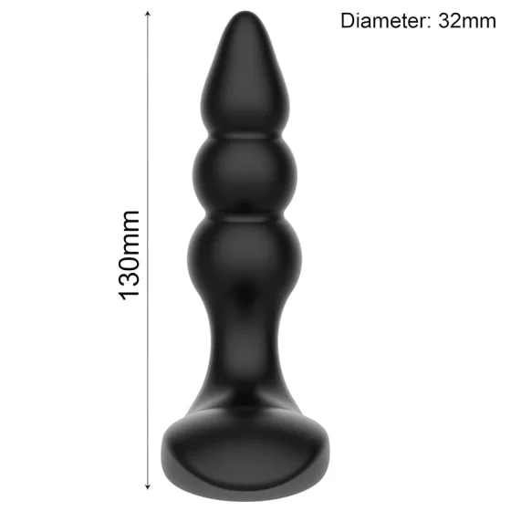 AfterDark - vibračný masáž prostaty - čierny