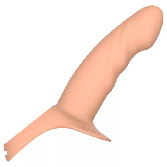Action StrapOn S - pripínací, duté dildo (telovej farby)