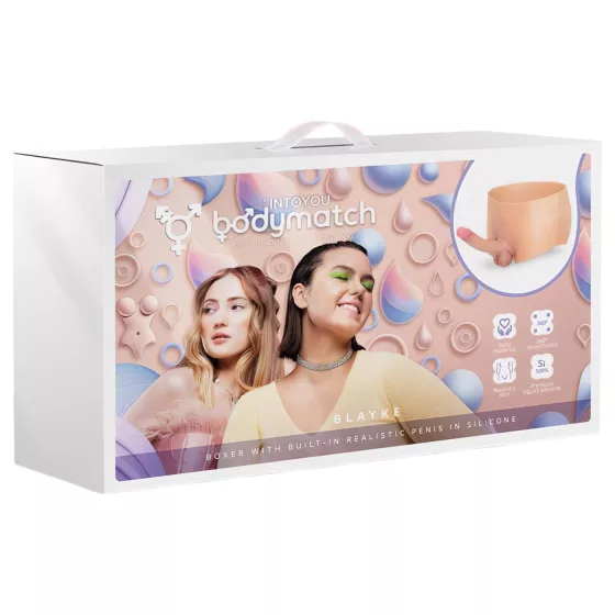 INTOYOU - nasadzovací realistický penis - silikón - naturálny