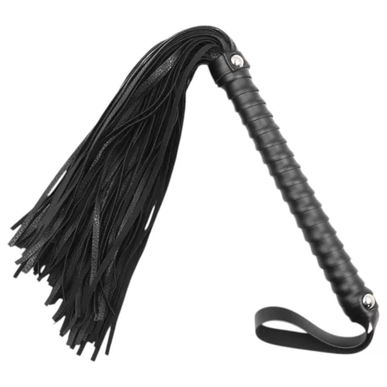Latetobed - bičík so vzorom - čierny 48 cm