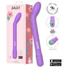   Adalet Gently - vibrátor na bod G a prostatu - smart funkcia - fialová