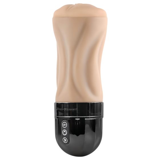 Zero Tolerance Tight Lipped - sací-vibračná umelá vagína (naturál)