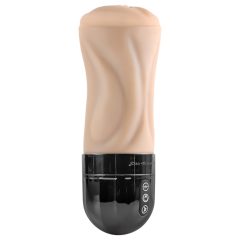   Zero Tolerance Tight Lipped - sací-vibračná umelá vagína (naturál)