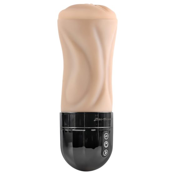 Zero Tolerance Tight Lipped - sací-vibračná umelá vagína (naturál)