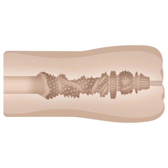 Zero Tolerance Tight Lipped - sací-vibračná umelá vagína (naturál)
