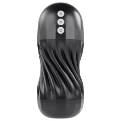   Playboy Solo Stroker - nabíjateľný sací masturbátor (čierny)