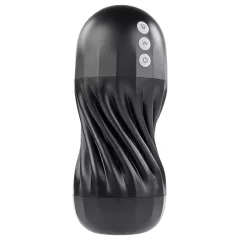   Playboy Solo Stroker - nabíjateľný sací masturbátor (čierny)