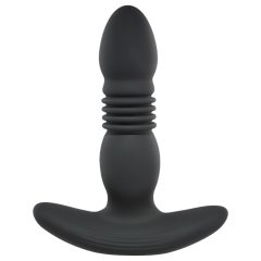   Playboy - nabíjateľný análny vibrátor s tlakmi (čierny)