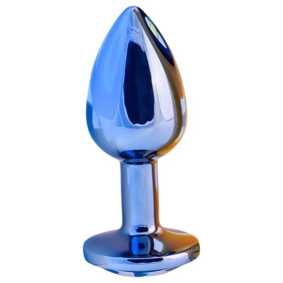 Playboy Tux - análny kolík - malý - strieborný