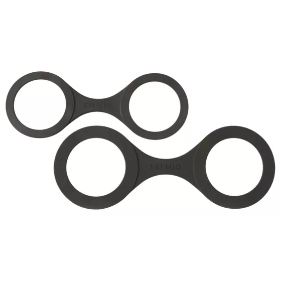 Sei Mio - putá na ruky - silikónové - čierne - veľkosť L