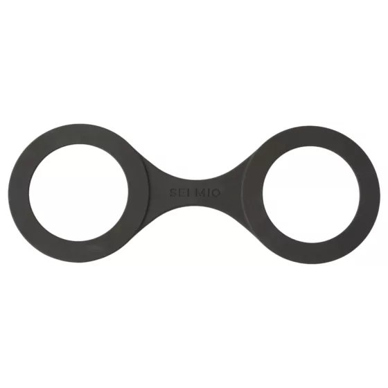 Sei Mio - putá na ruky - silikónové - čierne - veľkosť L