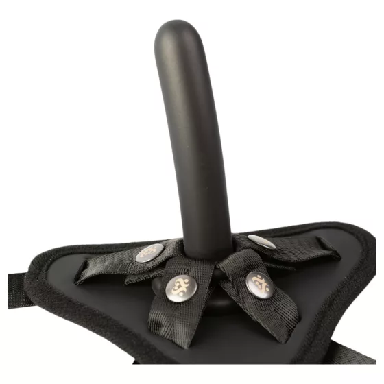 Sei Mio - pripínací dildo s postrojom - 12,5 cm - čierna