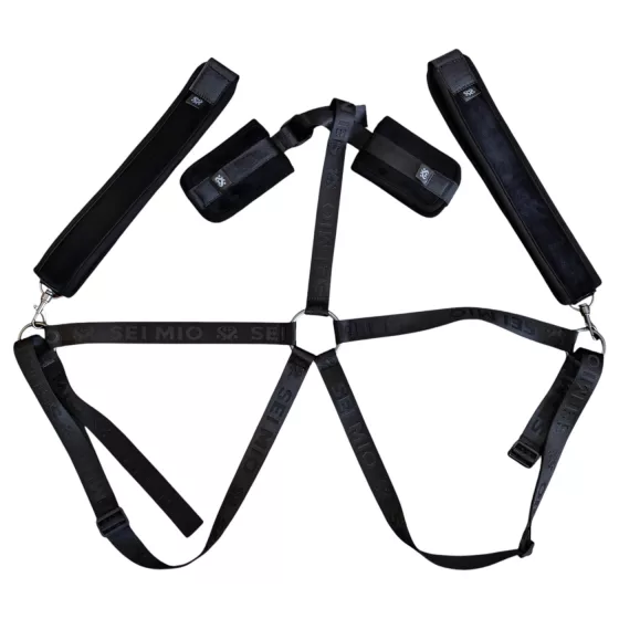 Sei Mio - nastaviteľná sada pút - čierna