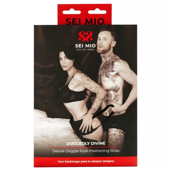 Sei Mio - sexuálna pozicionačná pomôcka doggy style - čierna