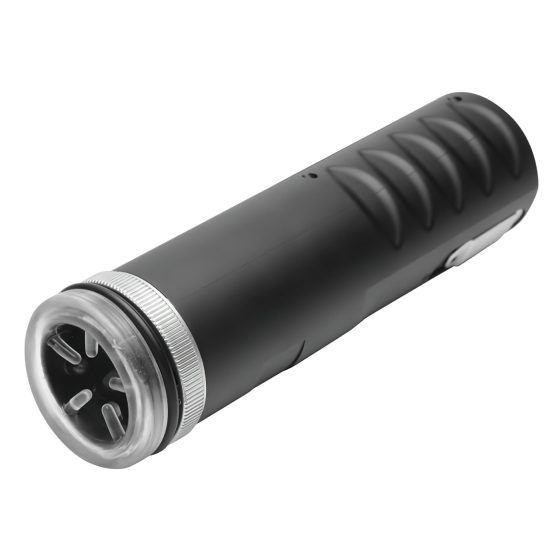 / Master-Bot - hore-dole pohybujúci sa mäkký tŕňový masturbátor (čierny)