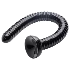 HOSED - análne dildo s prísavkou - rebrované - čierne