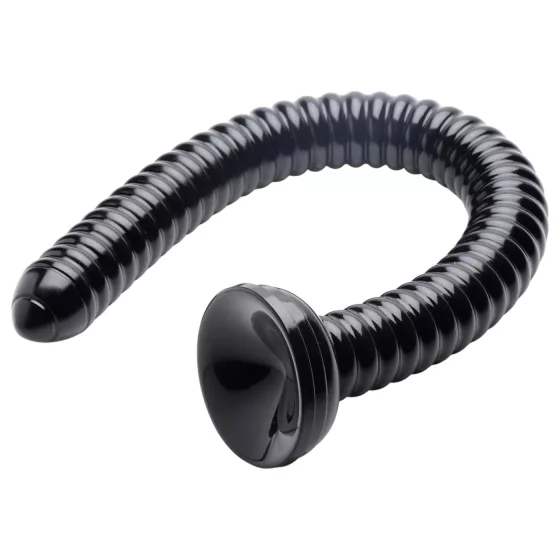 HOSED - análne dildo s prísavkou - rebrované - čierne