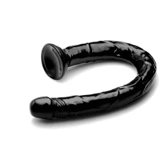 Hosed Anal Snake 19 - análny dildo s prísavkou - čierny